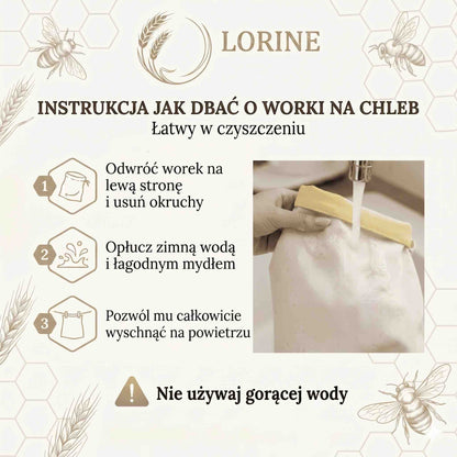 Lorine - Beeswax Bread Bags