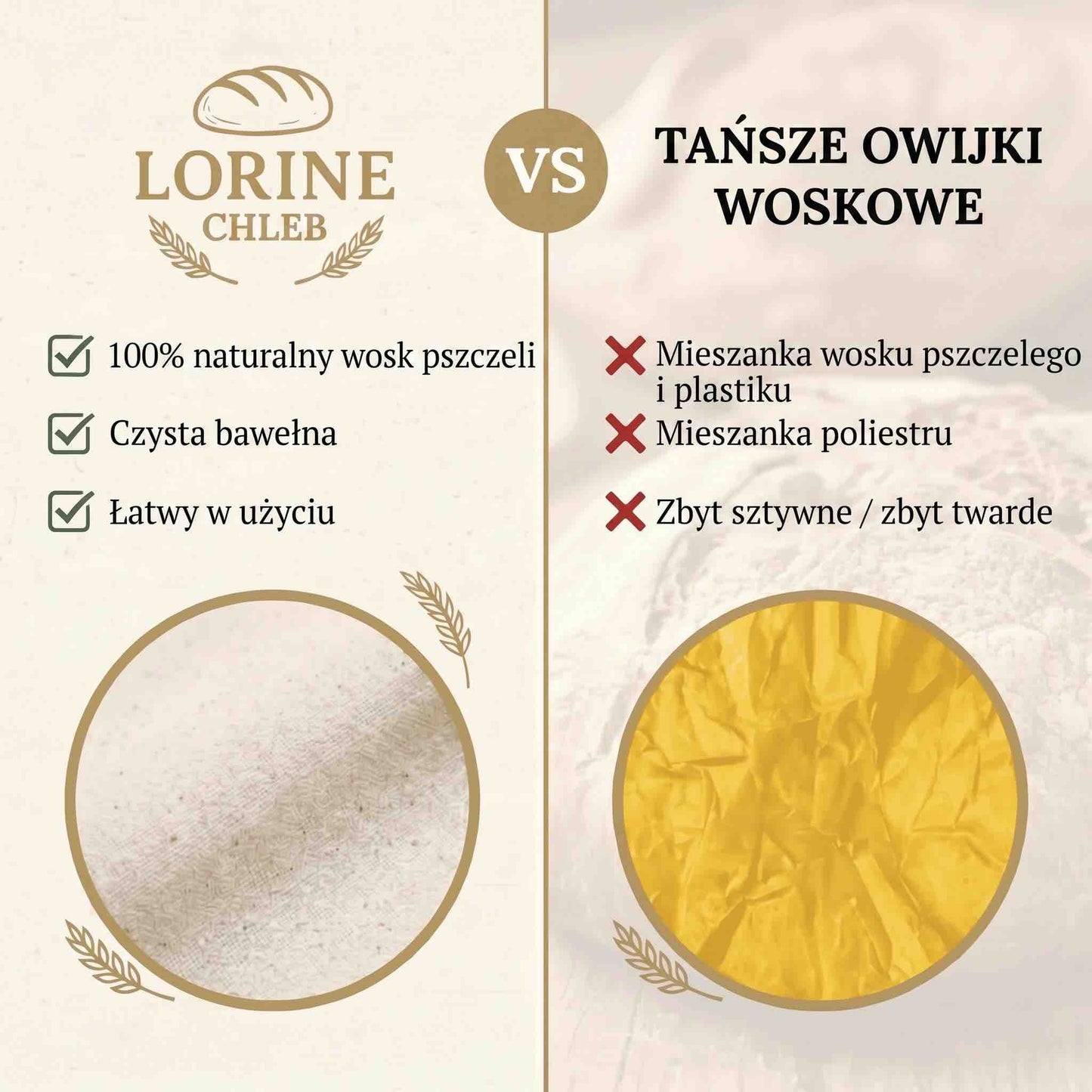 Lorine - Beeswax Bread Bags